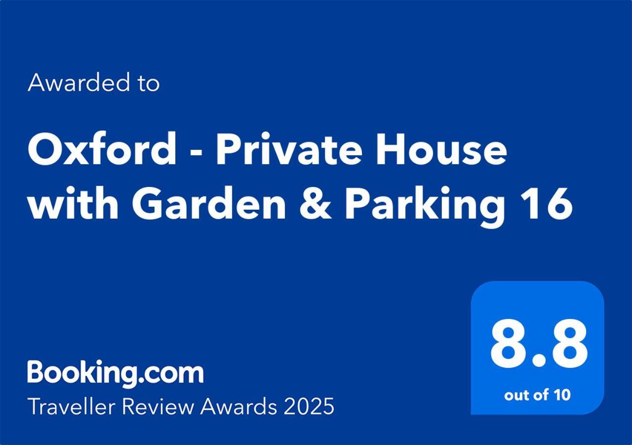 Oxford - Private House With Garden & Parking 16 Appartement Buitenkant foto